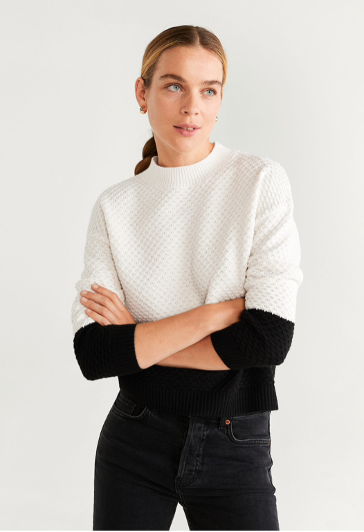 Mango Bicolor Sweater $49.99