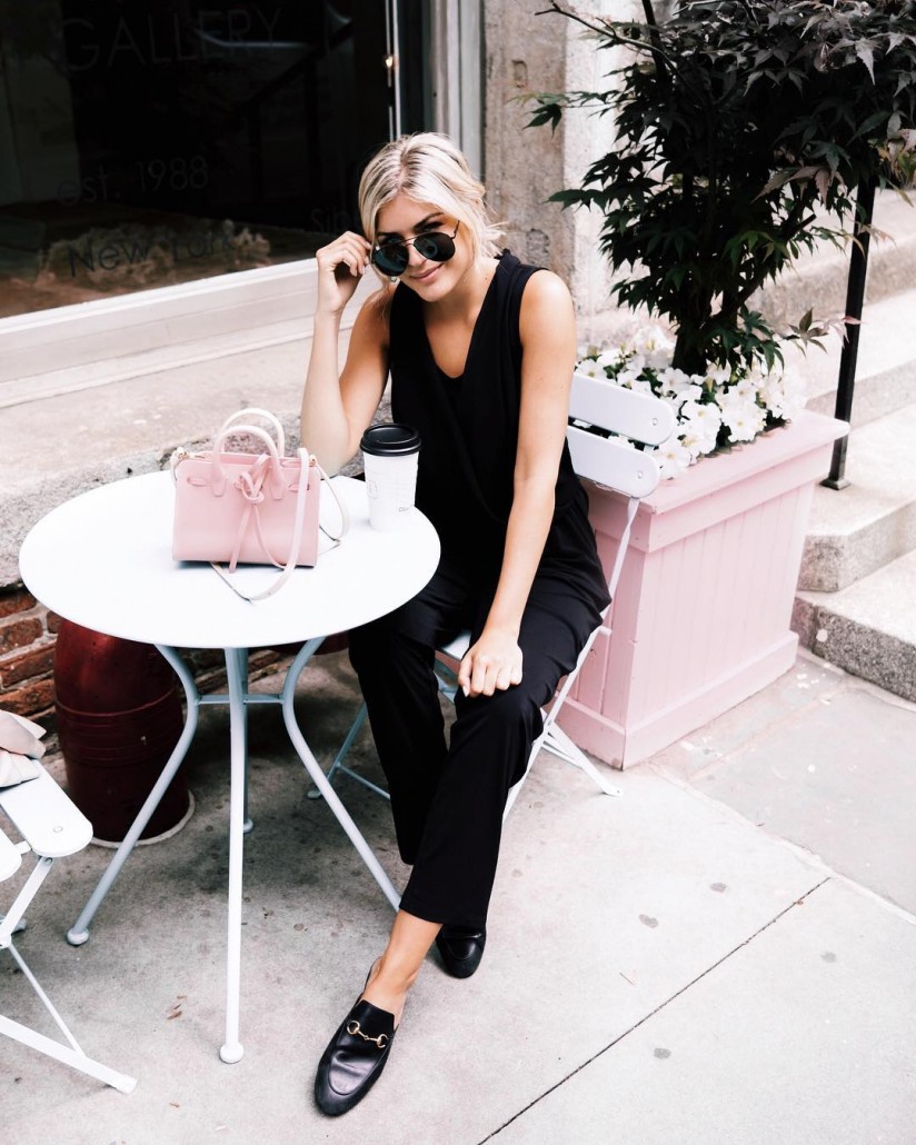 Keeping casual in an all black jumpsuit from bar3 sponsoredhellip